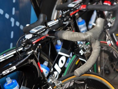 's (Garmin-Cervelo) handlebars are double wrapped in preparation for Paris-Roubaix.jpg